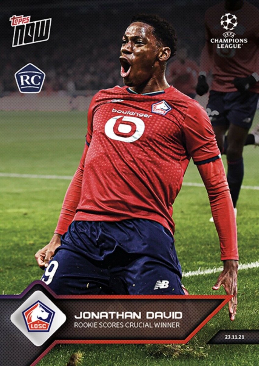 hockeymedia's tweet image. How cool with this Jonathan David image have looked on a vintage O-Pee-Chee soccer card?

#CanadianLegends 🍁 #HappyBirthday