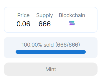 KongzCyber's tweet photo. First SOLD OUT ANNOUNCEMENT !  ✨
LFG GUYS WE ARE READY TO PLAY 🤝♥️
wen ME? @chartfu @MagicEden_NFT https://t.co/bWzBt5jMXy