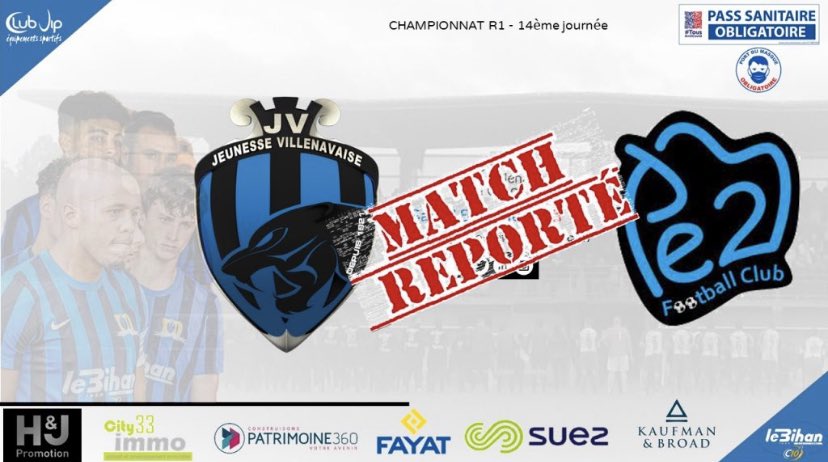 🔵⚫️Retrouvez la programmation de ce week end sur le site et la page FB 

jeunessevillenavaise.com

facebook.com/15524231455502…

Tous en Bleu et Noir pour nos Panthères 💙🖤

#teamJV 
#jeu #valeur

<a href="/LigueFootballNA/">Ligue de Football Nouvelle-Aquitaine ⭐️⭐️</a> 
<a href="/foot_gironde/">Foot-Gironde</a> 
<a href="/villenavedornon/">Villenave d'Ornon</a>