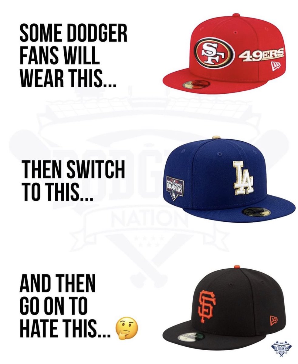 How do you feel about Dodgers fans that root for other San Francisco/Bay Area teams?