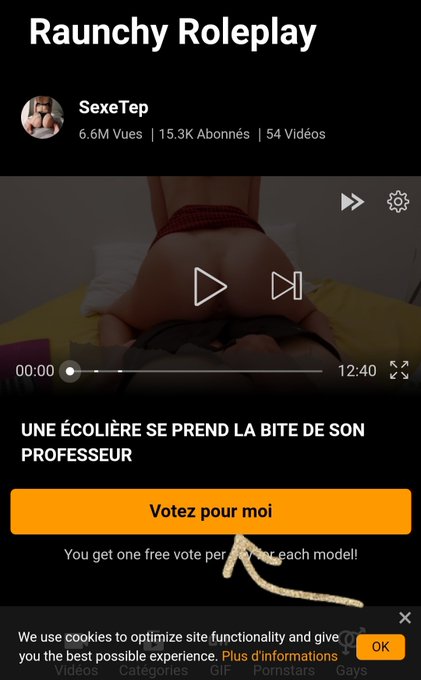 Allez ! On oublie pas de voter tout les jours sous notre vid&eacute;o ! On vous envoie une petite r&eacute;compense<a href="/tag/isupportukraine"class="tags"><span>#isupportukraine</span></a>