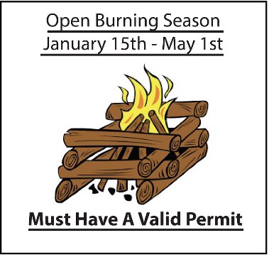 Franklin Fire: open burning permits available online