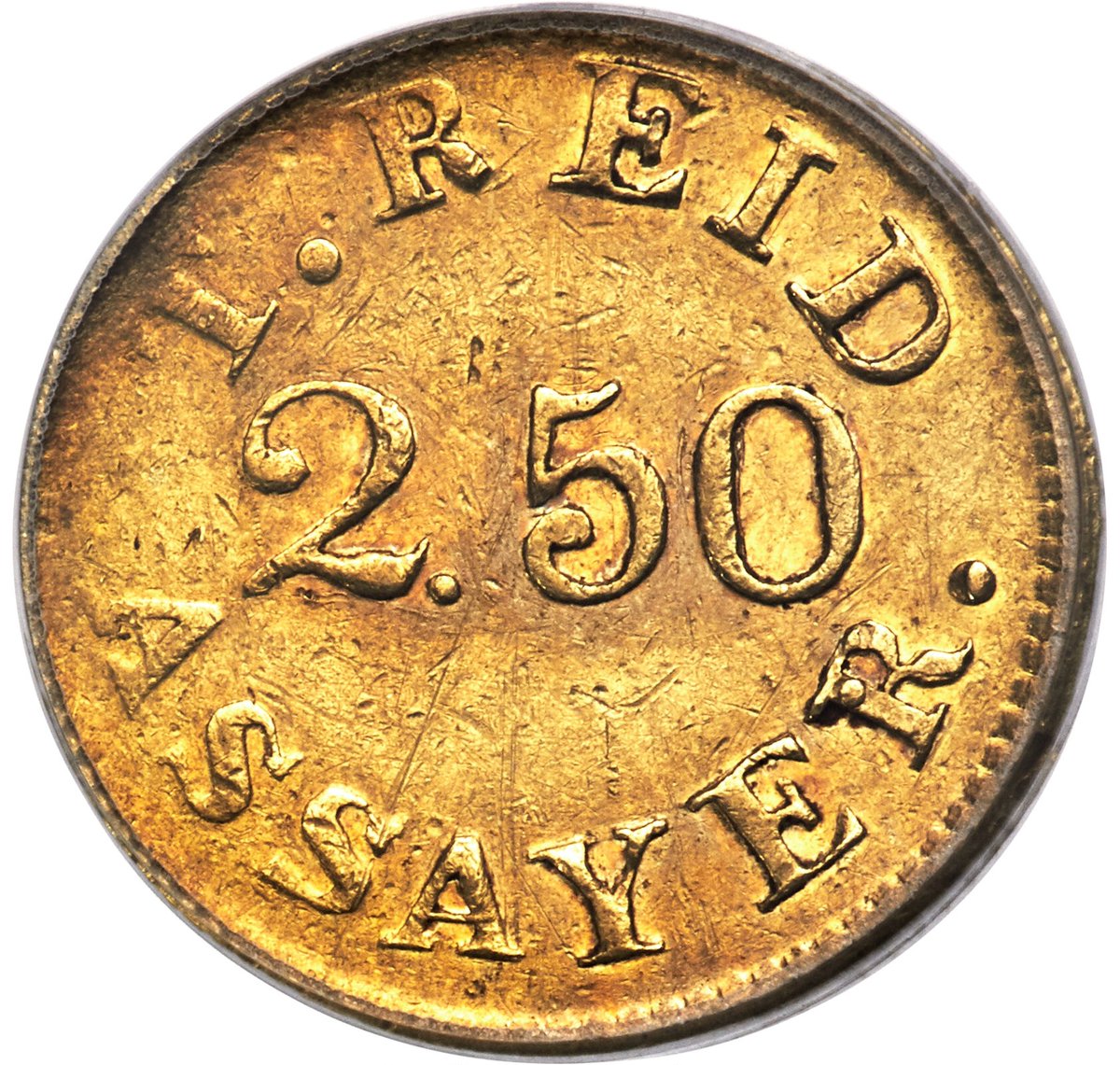 HeritageAuction's tweet photo. #HERITAGELIVE: 1830 $2 1/2 Templeton Reid #QuarterEagle AU55 by America’s first private gold coiner kicks off Platinum Night selling for $336,000!
https://t.co/pmyq3QJeQ0
#Numismatics https://t.co/NZRadHSCOa