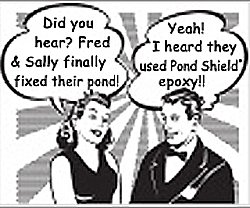 Be like Fred and Sally.  Use Pond Shield epoxy!