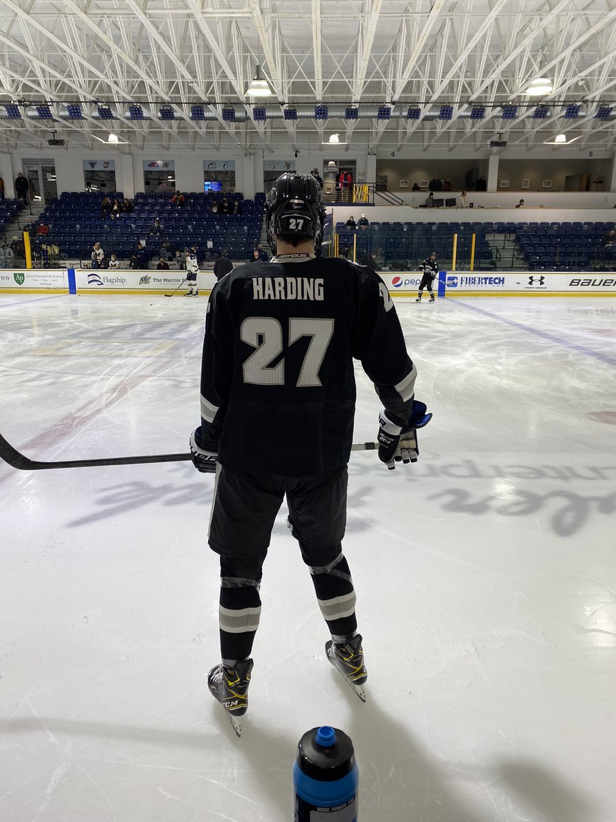 FriarsHockey's tweet photo. Newcomer Taige Harding will make his Friar debut tonight ‼️ https://t.co/SwDLDmEv0f