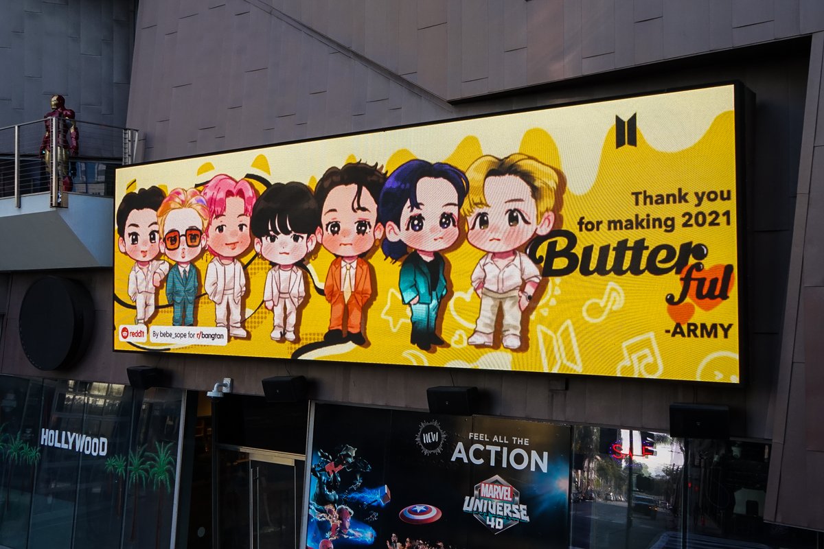 2021 was full of Butter-ful moments with @bts_bighit @BTS_twt, and 2022 shows no signs of slowing down. Here are the top entries and winners from the recent Permission to Billboard Contest — thank you to ARMY for showing up and showing out. #BTS #BTS_Butter #방탄소년단 #BTSARMY