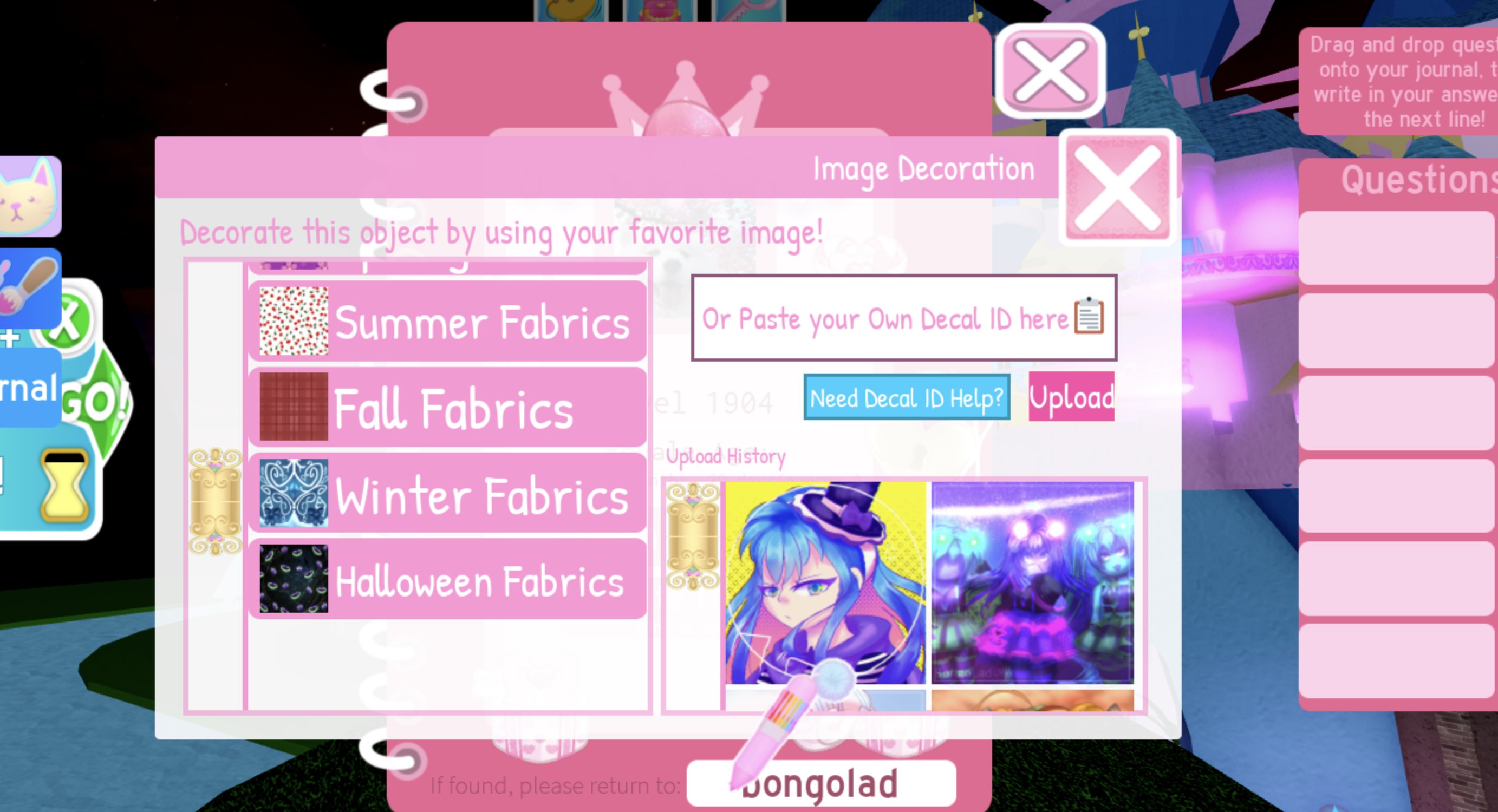 bongo ✦ on X: &ldquo;WHOO ROYALE HIGH JOURNAL UPDATE and two of my 