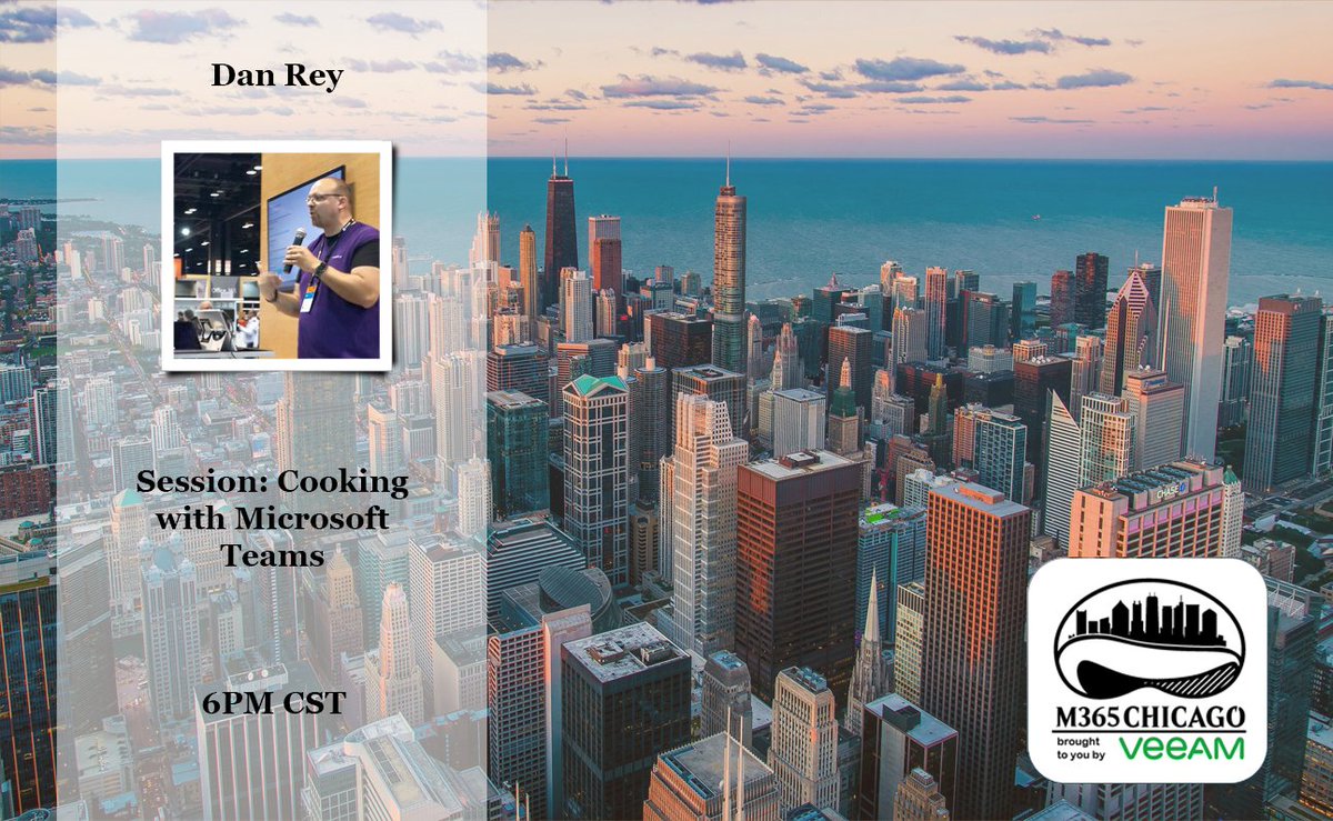 M365Chicago's tweet photo. Our YouTube Live Stream is running - and in 5 minutes you can watch Cooking with Microsoft Teams with @stilldrey #M365Chi22 #CommunityRocks #OTSNLive https://t.co/e0jpOJYJBX https://t.co/48kqZ6WzDe
