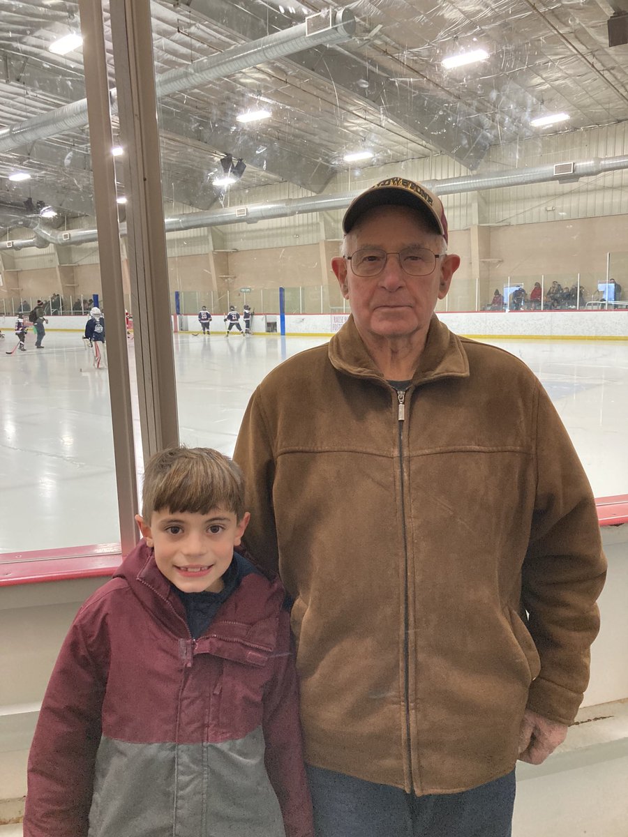 mgwentworth1's tweet photo. We’re having an awesome time in Bay City for the #Januaryfreeze hockey tournament. My dad got to see Ronnie play hockey for the first time. The little man delivered with a goal, and a 5-3 win. https://t.co/iZQyUl0SBx