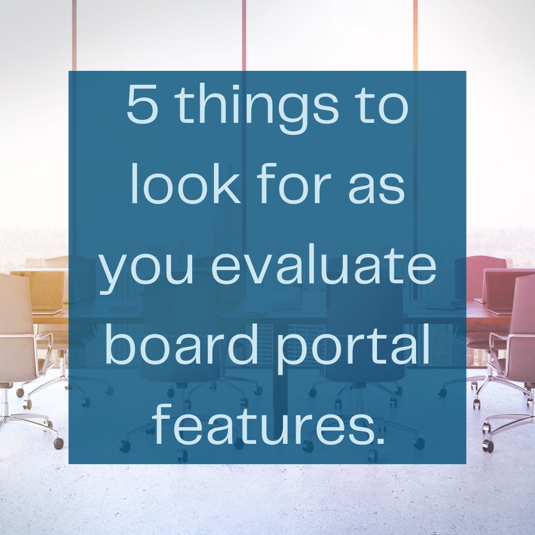 AprioBoard's tweet photo. 5 things to look for as you evaluate board portal features.

The third key factor is value!

https://t.co/1trNaEmCV4 https://t.co/nkEENr7Lii
