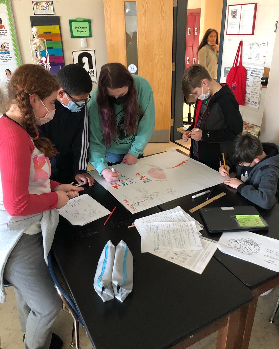 CCGriffinMS's tweet photo. STEM PBLs are a great way to end the week!!! CCGMS students created learning spaces and teams were 100% engaged. Way to go, Gryphon students and staff! #gryphonpride #ccsstem https://t.co/EhkkUvfEDz
