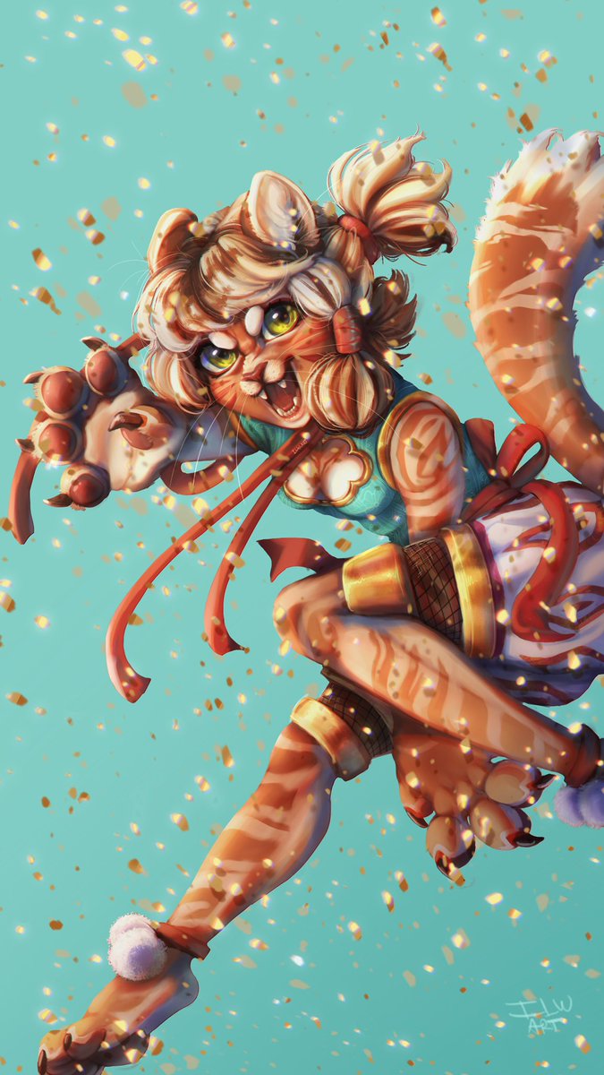 Happy new years! 🐯 (i know I’m a whole 2 weeks late lol) #2022NewYear #tiger #Procreate #digitalart