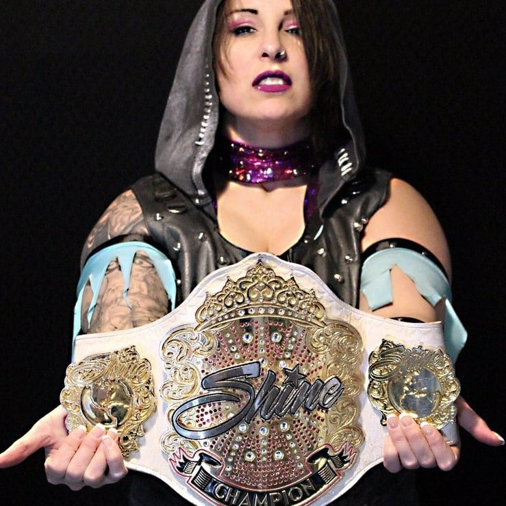 LuFisto's tweet photo. A day late but, it's been already 5 years since I became the @WWNSHINE champion.
January 13, 2017 was the day. I held the championship for 529 days.
I miss Shine. Hoping to go back in a near future.
#25yearsofviolence
#innovatorofintergender
#firstladyofhardcore https://t.co/Lz7Fufqdnz