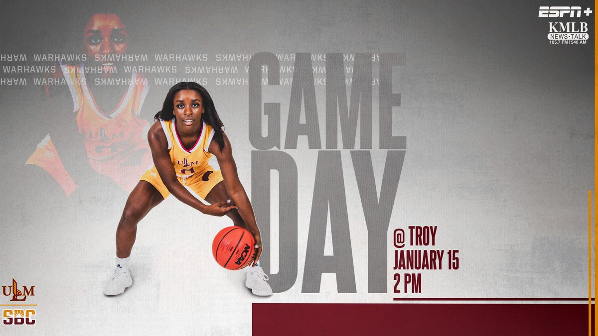 coinally1's tweet photo. 𝐆𝐚𝐦𝐞 𝐃𝐚𝐲 𝐨𝐧 𝐭𝐡𝐞 𝐖𝐢𝐫𝐞𝐠𝐫𝐚𝐬𝐬

🏀 at Troy
🕑 2 p.m.
📍 Trojan Arena, Troy, Alabama
📺 ESPN+ https://t.co/MiVe8wZOir
📻 105.7 FM/540 AM KMLB, https://t.co/NX8KTwIawD, TuneIn app
📊 https://t.co/JA6lJpbAwt

#TheBestIsOnTheBayou 
#Different
#HawkYeah 
#ULMvsTROY https://t.co/A7khbyILtg