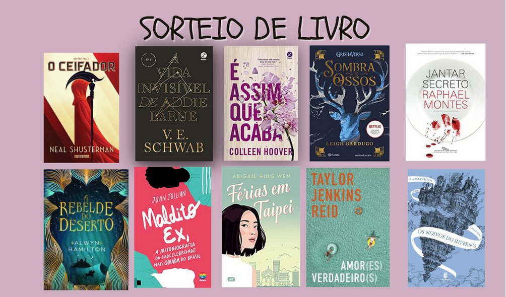 Promobooks4's tweet photo. 📚📚SORTEIO RELÂMPAGO📚📚

🏆Prêmio:
 UM livro dentre as opções do banner!

Regras:
- Seguir  @Promobooks4 e @Promobooks4_ 
- Dar RT nesse tweet (sem citar)
- Dar RT do fixado 

Resultado: 16/01! 📚🍀 https://t.co/2TlLE7ubyb