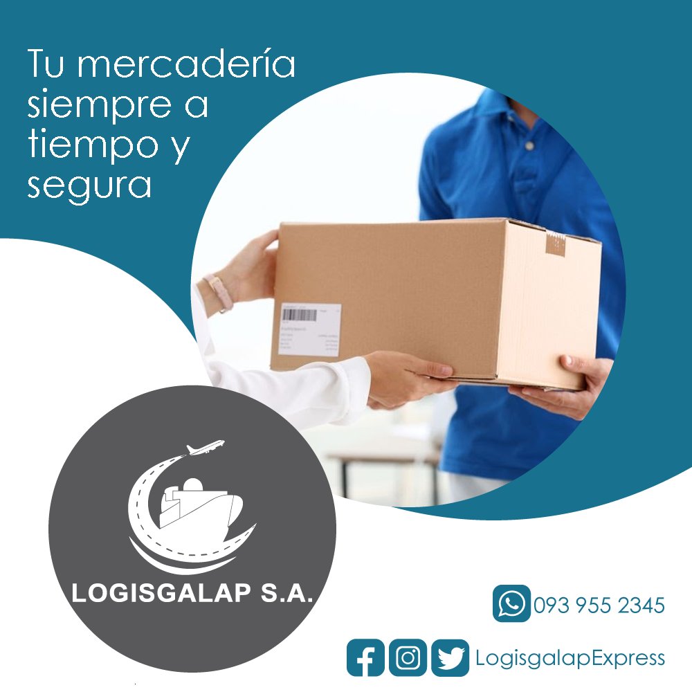 logisgalap's tweet photo. Tu mercadería sólo con los expertos
Para más información llámanos al 0939552345
#carga #galapagos #encomiendas #envioagalapagos #logistica #transporte #almacenamiento #islasgalapagos #documentos #aprovisionamiento #quito #guayaquil #Isabela #SanCristobal #SantaCruz #Floreana https://t.co/WotVbscjV0