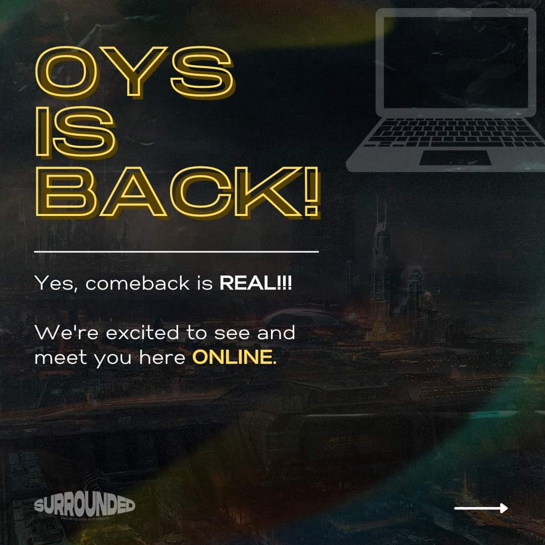 ElevateDasma's tweet photo. OYS IS BACK!… But aside from our usual Online Youth Service, we want to take the time to pray and hear from you! 🙏

While we are LIVE, you can enter the ZOOM MEETING we provided so you can be prayed for. This is open for everyone! https://t.co/aYgEFTto2O