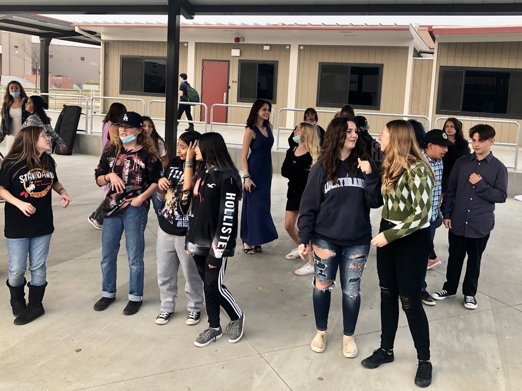 StandardWarrior's tweet photo. The first dance of the year is going full force at SMS. Parents/Guardians please pick up your child by 5pm by the gym parking lot. https://t.co/xJZnGV0geX