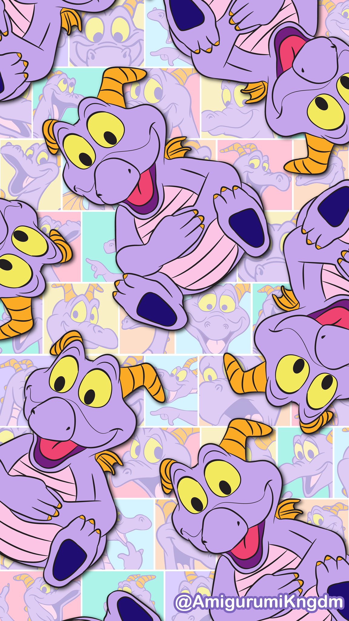 3 FREE Disney Figment Wallpapers for Your Phone  the disney food blog