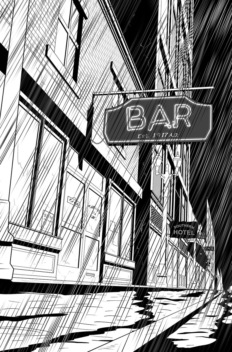fermaiaru's tweet photo. Two splash pages from #Ignota. 2016.

#webcomic #comic #ink #color #wip #process https://t.co/Pqq5go69e8