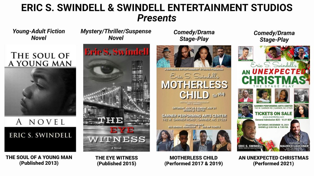 EricSSwindell's tweet image. This is just the beginning.
Much, much more to come...

#Actor #Writer #Director #Producer #Author #Music #TeamSwindell #StagePlay #Theatre #Entertainer #Entertainment #Comedy #Drama #LiveEvent #Laugh #Book #Novel