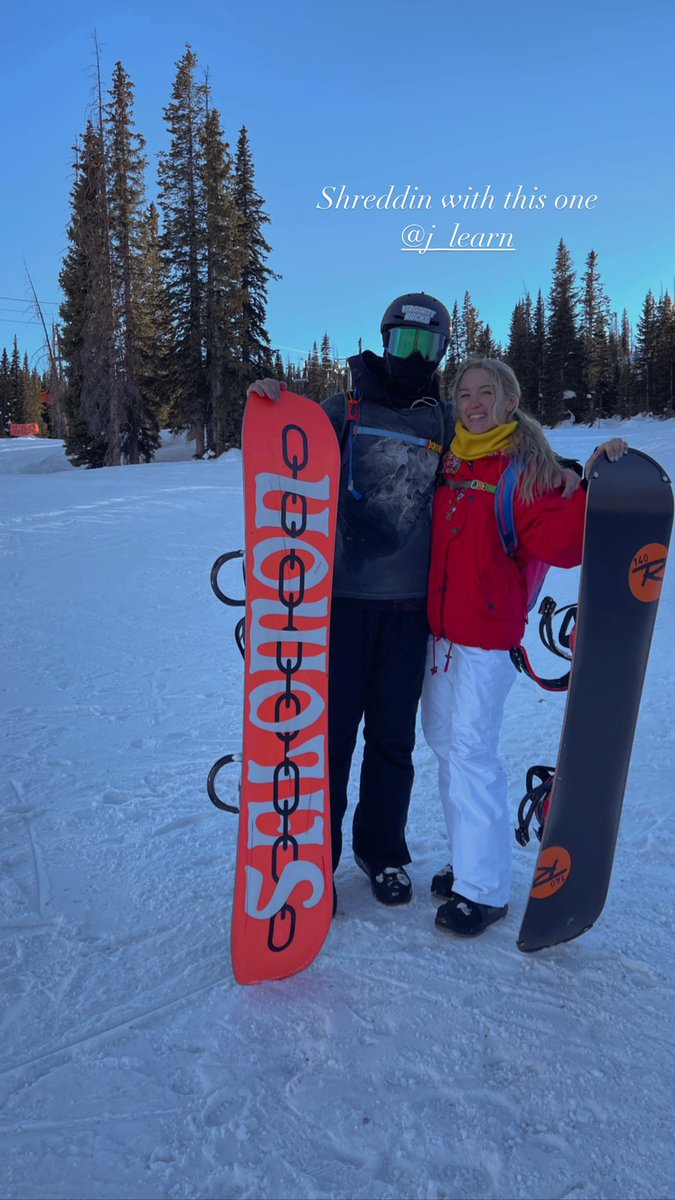 EmmmmmStinson's tweet photo. shreddin with my guy 🏂 https://t.co/lJxcVldGic