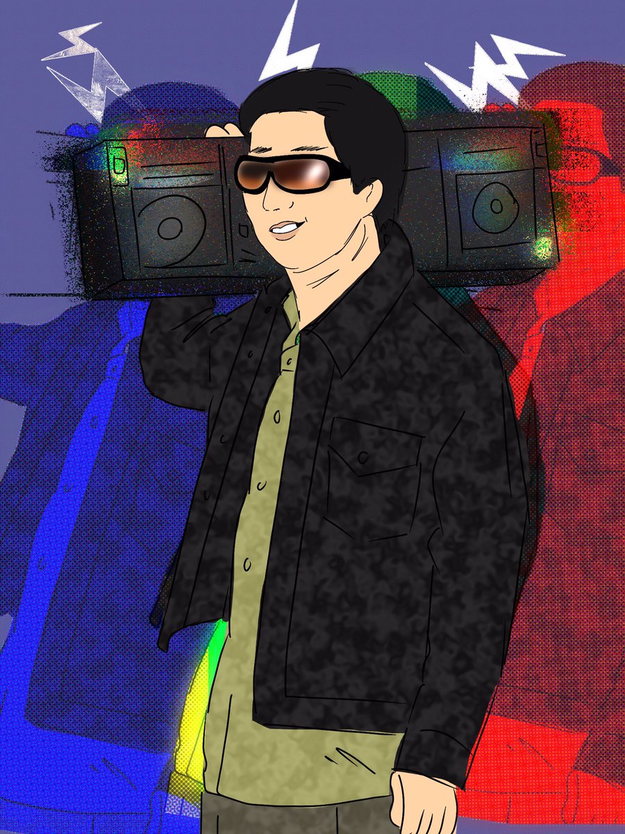 HorrorHijabi's tweet photo. Welcome to your first lesson of spanish 102 #benchang #chang #community #communityfanart https://t.co/zO2lHyFcwe