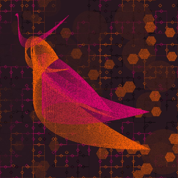 itschieph's tweet image. Beautiful rendition of my @FlutterNft from my @SOLParasitesNFT today. Mad to see it create a 3D image with depth, shadows &amp;amp; even a glow. 

#solanaart #AIart #flutternft