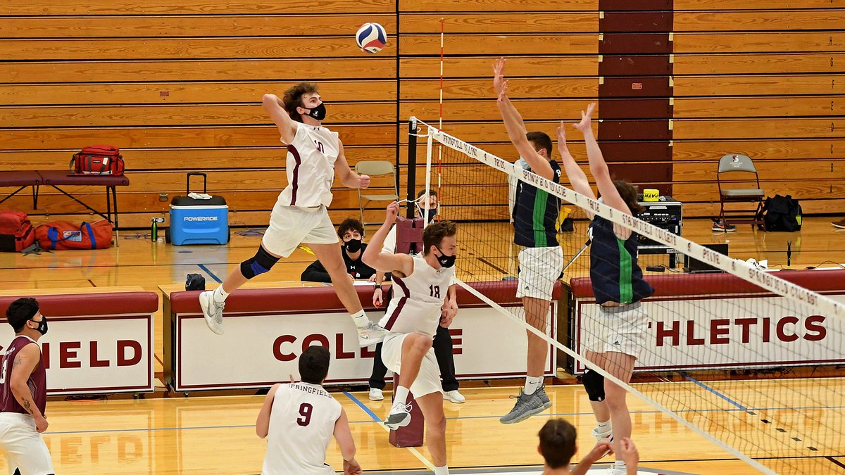 SC_Pride's tweet photo. No. 2 #SpringfieldCollege Men's Volleyball Sweeps LIU-Brooklyn In Season Opener https://t.co/YDS3vvO24j #d3vb https://t.co/bGu0fcTTKl