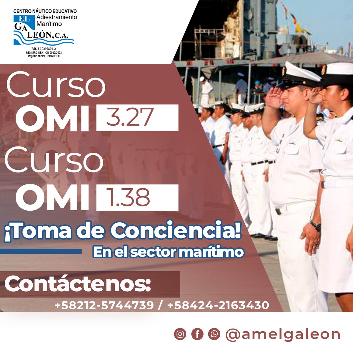 amelgaleon's tweet photo. Adiestramiento Marítimo @amelgaleon 
📞0212-5744739
📍Caracas
whatsapp +58 424-2163430 https://t.co/paT5S6Cpld