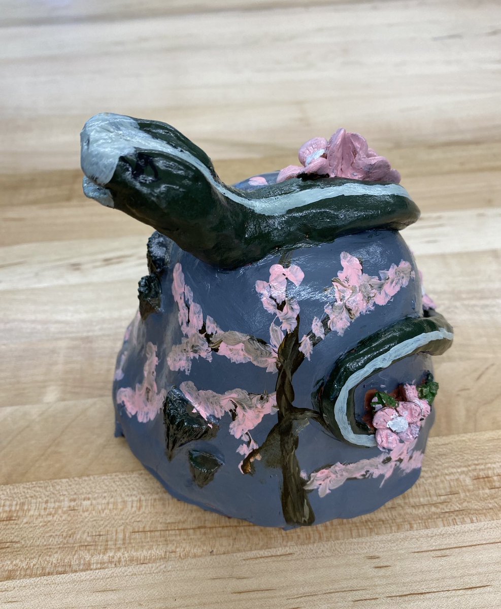 WahconahART's tweet photo. Clay sculpture by Mia @CBRSDArts #GenArt #WahconahArt #Wahconah #Wahconahrhs https://t.co/k261P56Cnb