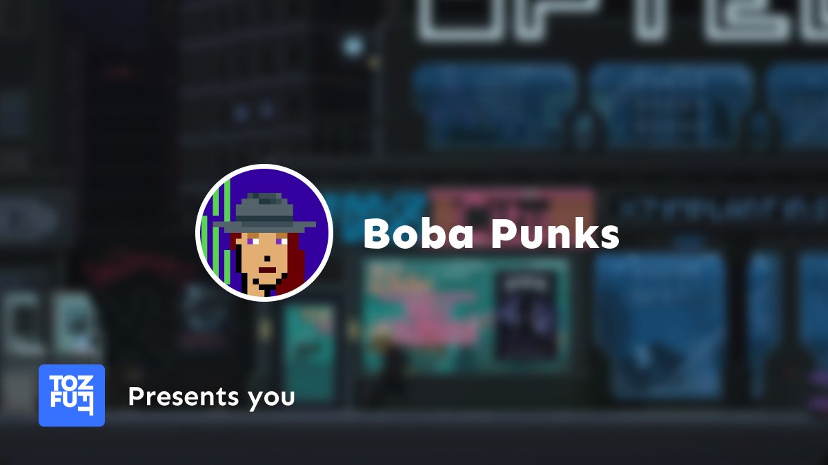 🥳We are excited to announce tofuNFT officially launch on Boba Network <a href="/bobanetwork/">Boba Network 🧋</a>.

🤝At the same time we have partnership with Boba Punks <a href="/boba_punks/">Boba Punks</a>, the first and only Punks on #BOBA chain.

👇Check their #NFT in our marketplace: tofunft.com/collection/bob…

$Boba #NFTCommunity