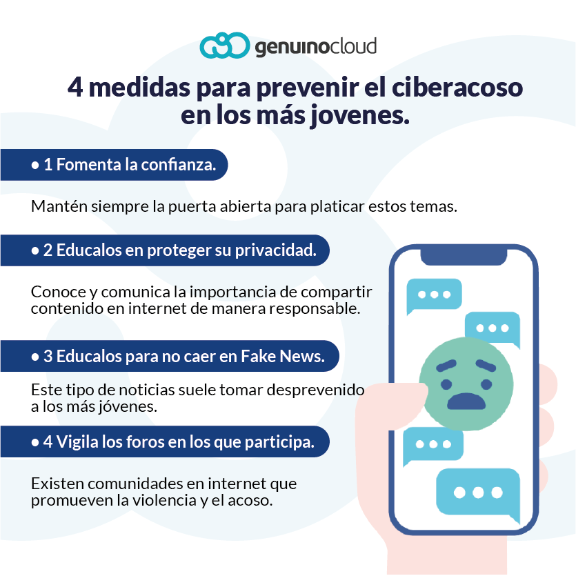 La violencia a través de las redes sociales es algo que se ha normalizado,😪 por ello es importante identificar de que forma está presente y trabajar en erradicarla. ✋Si hay pequeños en casa estos 4 consejos son para ti.