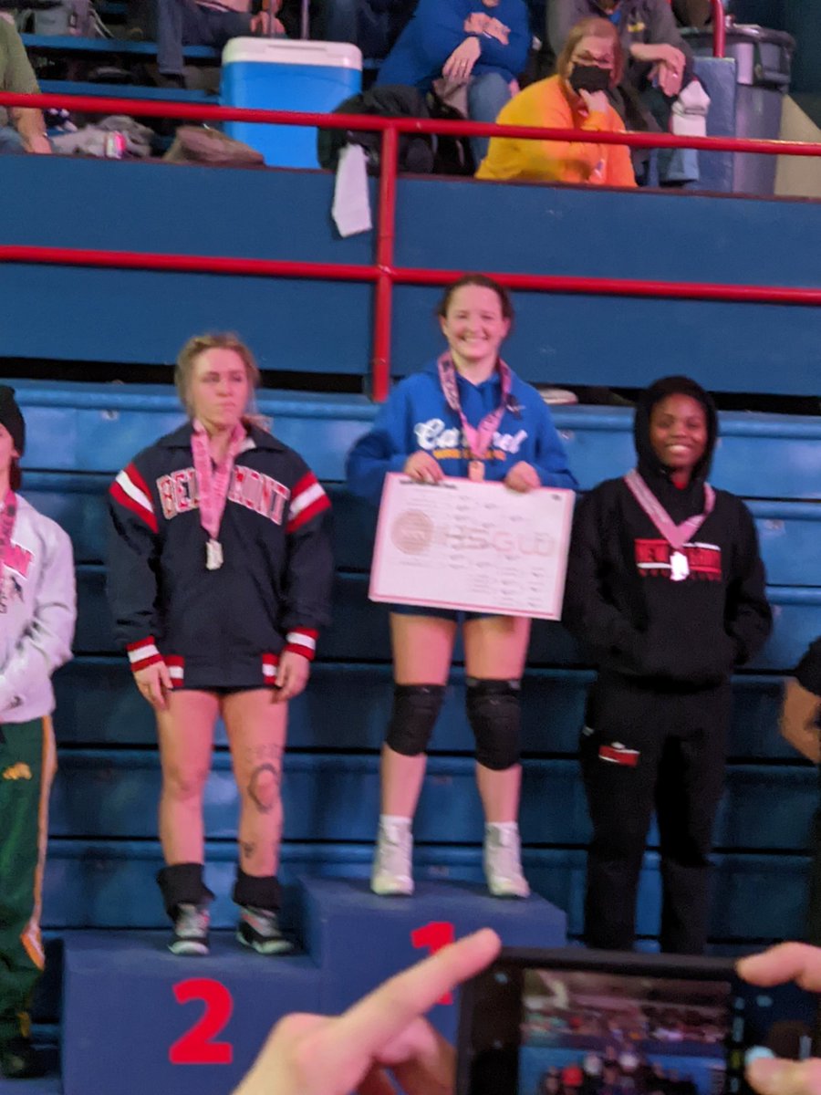 Katie Mattingly is our STATE CHAMPION at 138lbs!!!!