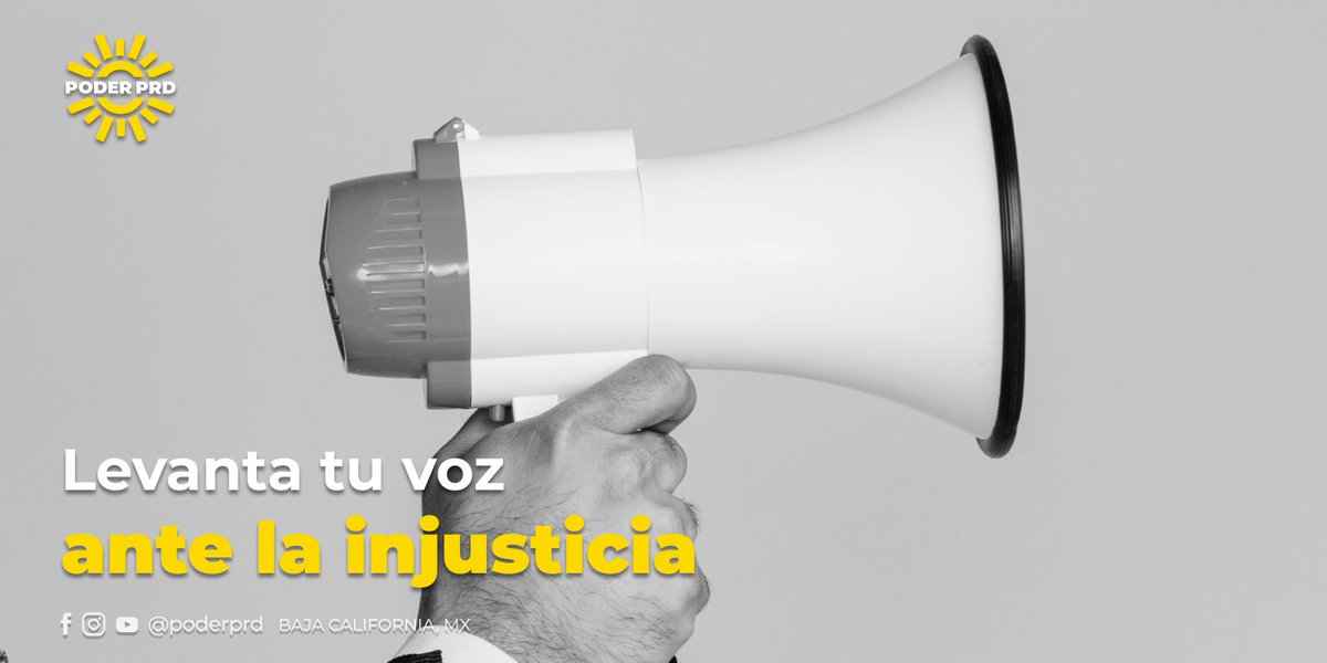 PoderPRD's tweet image. Tu voz puede aturdir la injusticia, no te calles. #JuntosTenemosElPoder