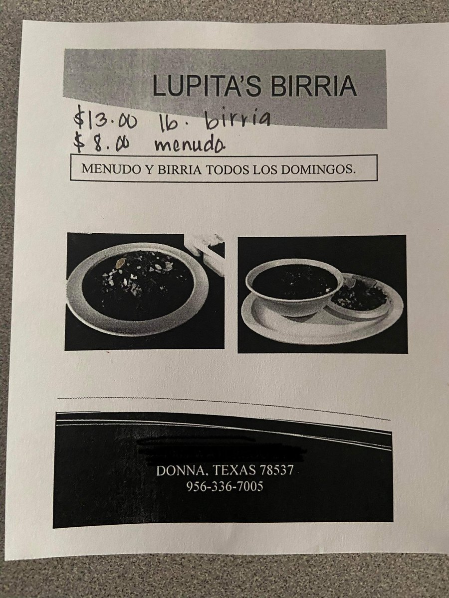 ersaen_'s tweet photo. Lupita, a custodian at my job, is raising funds for her husband's future surgeries. He had an accident at work and fractured both of his legs. If anyone is interested she'll be selling birria and menudo on Sundays. Her cashapp is $ge8277 if anyone wants to donate! https://t.co/xYdKSIpOyi