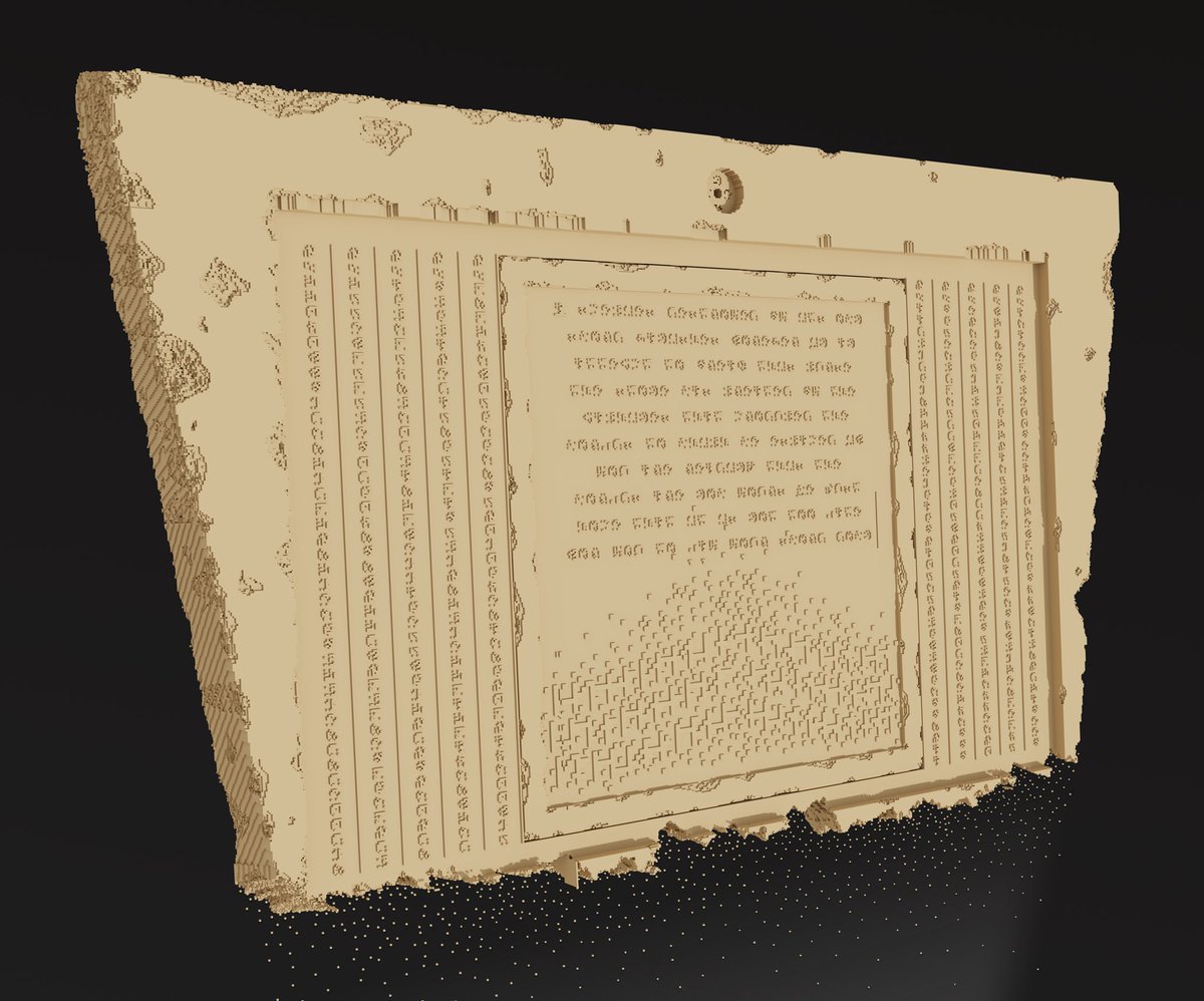 UnobservedNFT's tweet photo. Let me know know if you translate The Stone in “Creation of The Stone”. Not financial advice. https://t.co/YLEkqKMb44