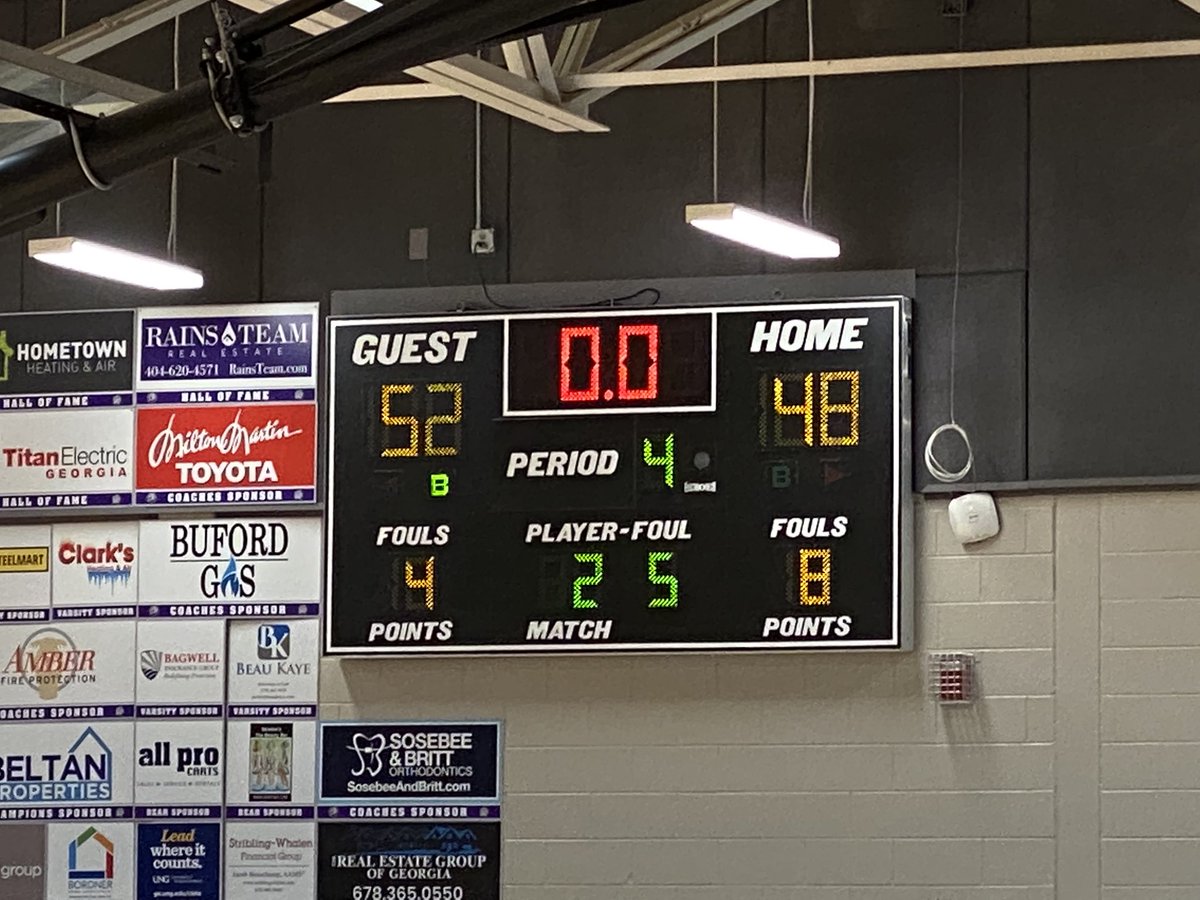 TeamGlorySports's tweet photo. FINAL SCORE 🚨🏀
North Hall - 52
Cherokee Bluff - 48
@CBluff_WBB @LadyTHoops @HallcoCBHS @NTH_Athletics @nthbricksquad22 @cbpurplereign #TeamGlorySports #HallCo #LadyBasketball https://t.co/4kXVDJAKLl
