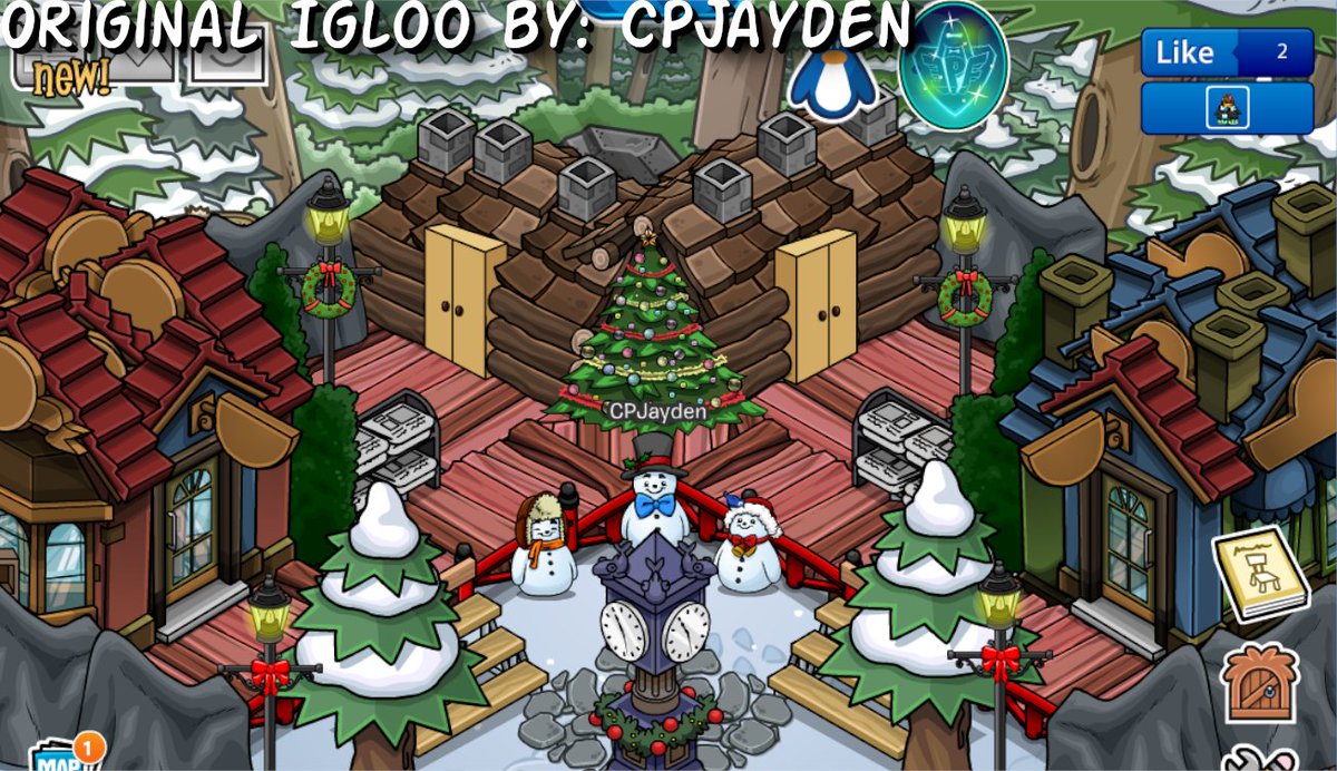 GleanCP's tweet image. Thread (1/6) A couple of friends and I noticed that two winning igloos from the Christmas contest have evidently been copied from other igloo maker's original creations. These igloos have been copied from Harry CP's blog, that included his own and other author's original igloos.