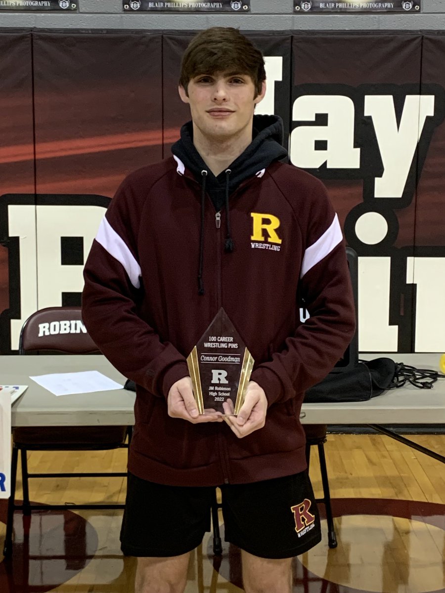 JMRHS_Athletics's tweet image. Connor Goodman with his 100th career pin…149 career wins! Great job, Connor! ⁦@JMRHSNews⁩ ⁦@JMRHSPrincipal⁩ ⁦@JMRHScafe⁩ ⁦@JMRHSBoosters⁩ ⁦@BulldogsWrestl1⁩ ⁦@CJemalHorton⁩