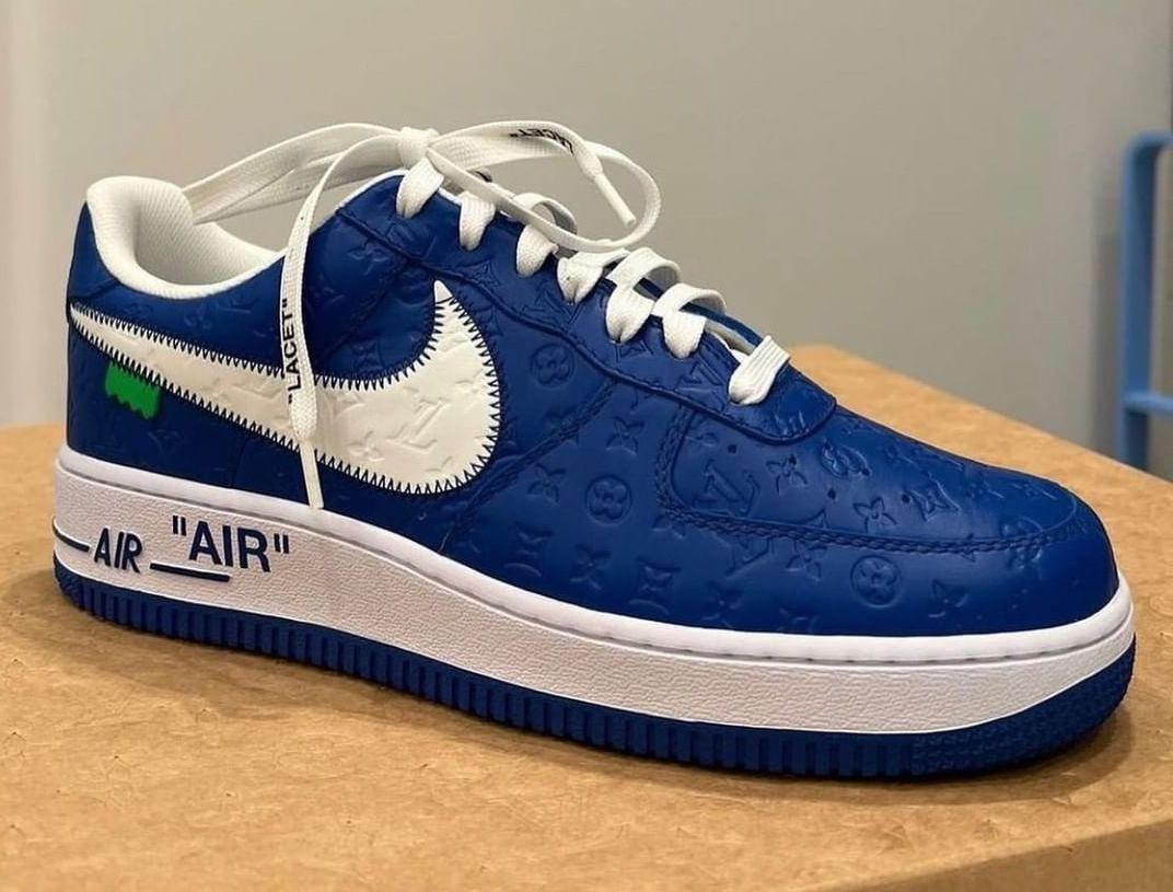 Modern Notoriety on X: Louis Vuitton x Nike Air Force 1 💙🤍   / X