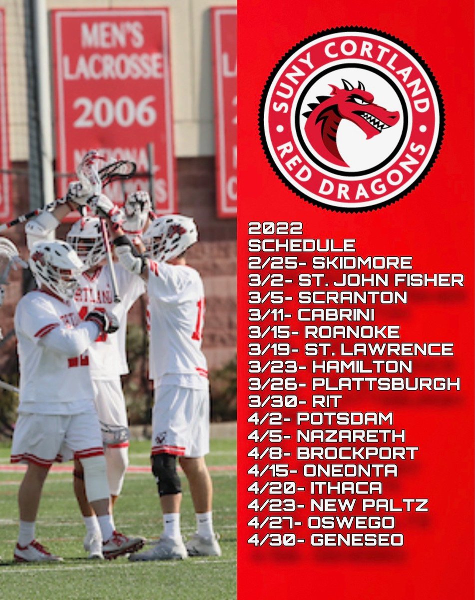 Suny Cortland Calendar 2023 Suny Cortland Men's D3