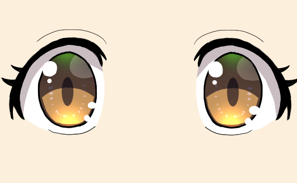 risukemolilith's tweet image. ＃イラスト　
今週は目の練習をしていました！塗れているでしょうか？