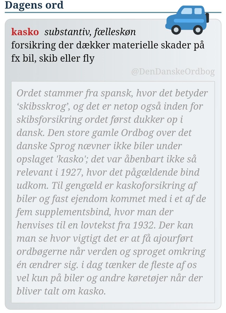 DenDanskeOrdbog's tweet photo. #spansk #skibskatastroferhærværkogpludseligdød #etymologi #sprogligudvikling #dagensord
https://t.co/vnqhv6UJIl https://t.co/TeWFWQAhMg