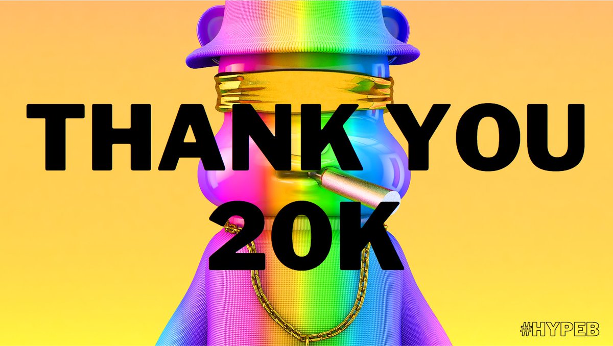 20k twitter followers on our launch day! We can already feel the incredible community we are building behind amazing art!

20 whitelist spots on this tweet!
To win👇
Follow us, RT, and LIKE!