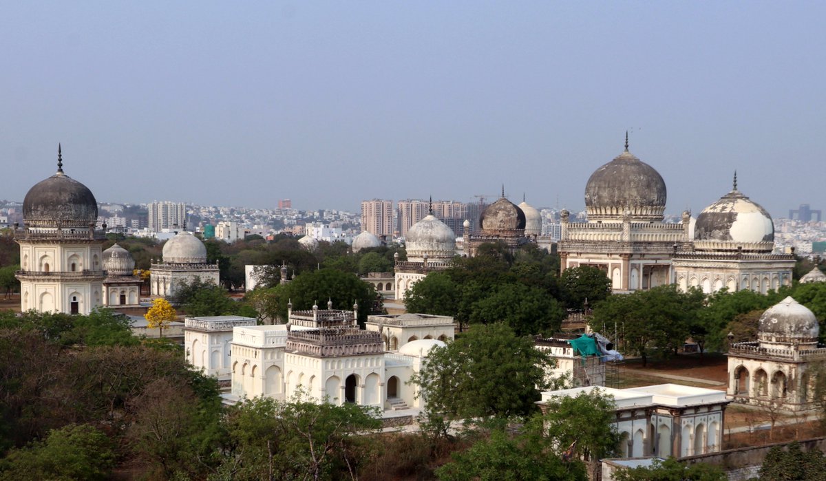 qutb_shahi_park's tweet photo. The Qutb Shahi necropolis is one of the only surviving complex of this nature, where architectural styles used during an entire significant dynasty are found in one ensemble.
#qutbshahitombs #qutbshahiheritagepark @akdn @tsdamindia #rethinkingconservation #landscaperestoration https://t.co/VBM68hBZRG