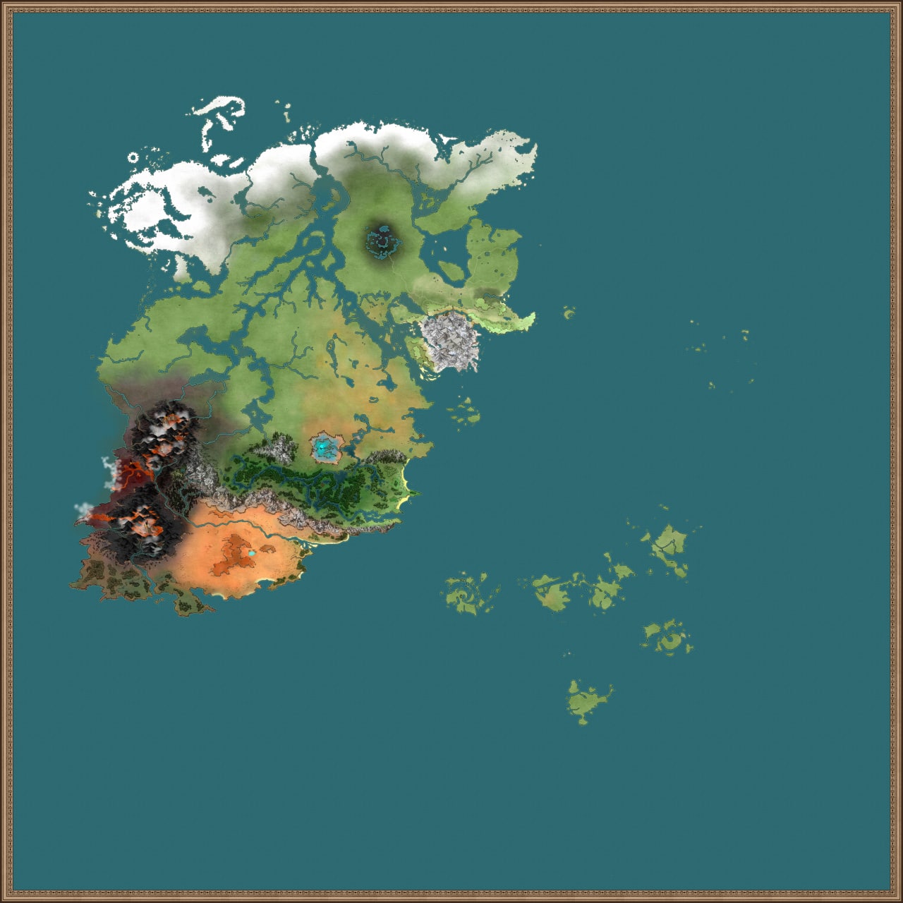 Натлана самая большая локация. Натлан геншин карта. Natlan map. Вся карта геншин. Карта тейвата.