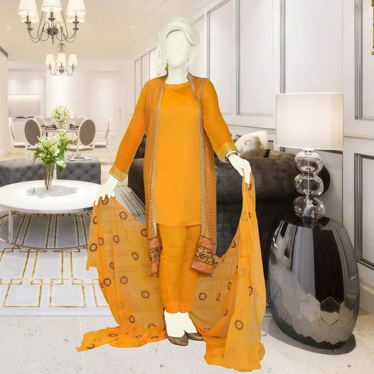 New Arrivals
Design: OLYST
Categories: Chiffon 3 Piece
Fabric: Chiffon 
Color: Orange
Size: S-M 
Online Shop: shamrafs.com
#Shamrafs #ShamrafsEmbroideredKurti #ShamrafsFormals #ShamrafsNewArrivals #NewCollection #Luxurywear #Selforganza #unstitched #Embroidery #Fashion