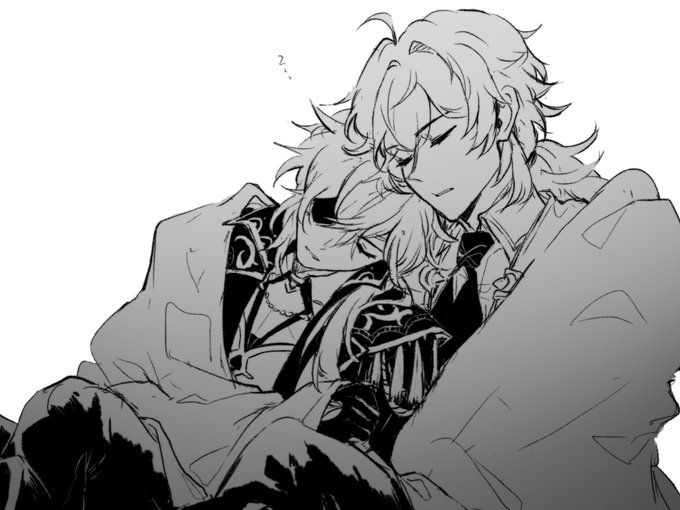 Platonic
-
Kaeya using Diluc as a portable heater so true 