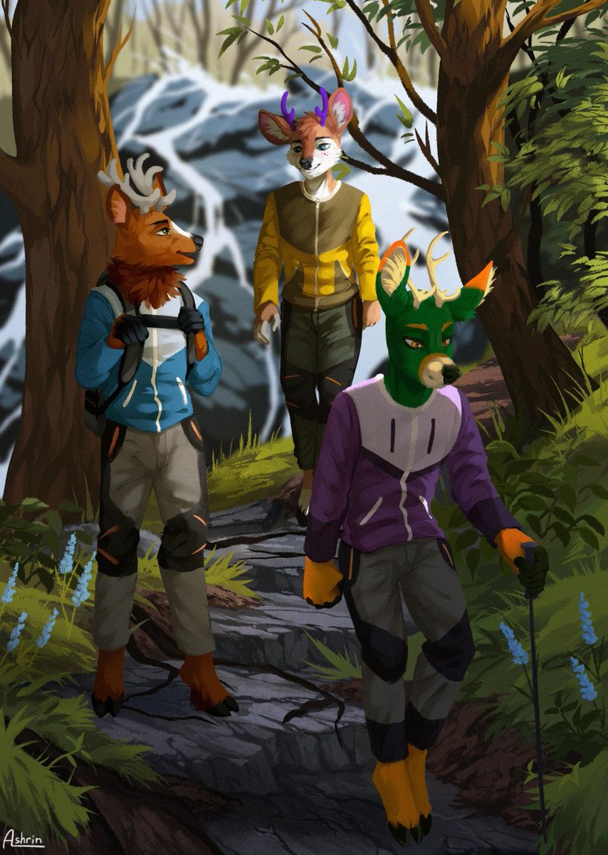Ashrin_'s tweet photo. Hello! I'm sfw freelance illustrator and I'm open for commissions now! I draw both anthro and feral 🌟 

Some useful links:
🌙 Pricelist &amp; ToS https://t.co/jPD6jrYdGN
🌙Telegram https://t.co/rEeSjGmtRQ
🌙Patreon: https://t.co/5EaWJ4k5bp
🌙FA: https://t.co/YvE7cmYc65 https://t.co/b3vrLU3pru